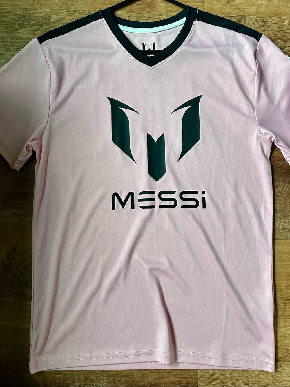 Messi #10 Pink Soccer Jersey Youth XXL